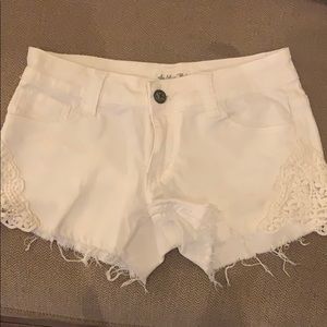 White shorts